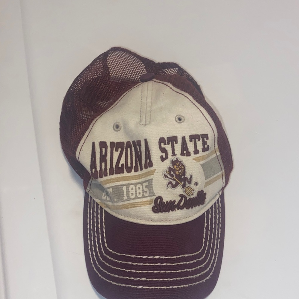 Arizona State Sun Devils snap back trucker hat OSFM